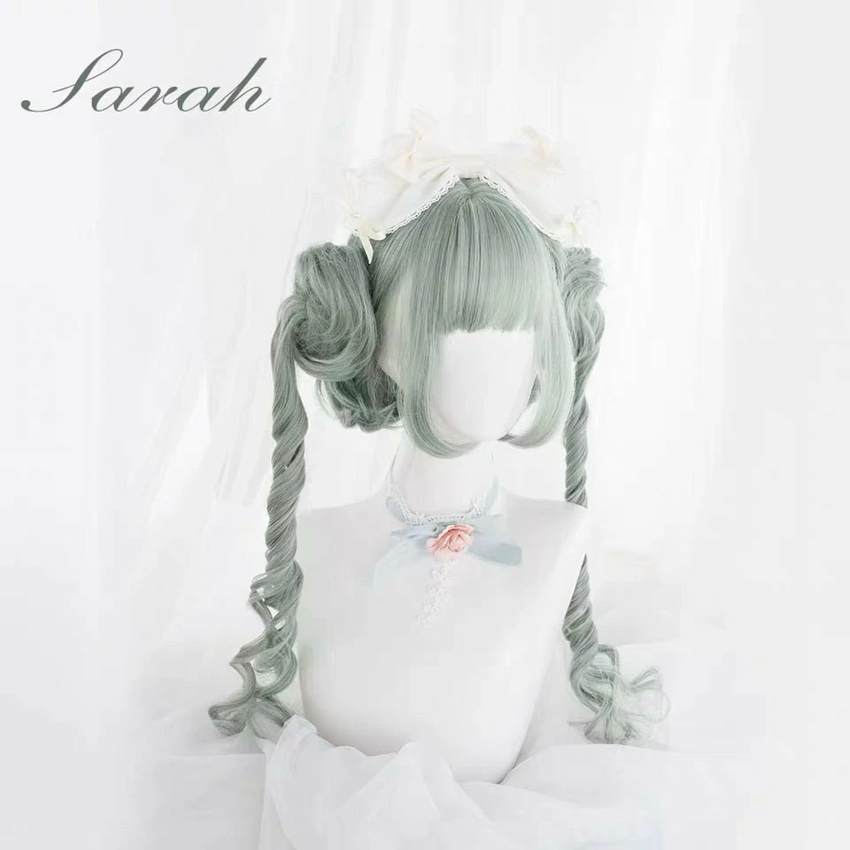 EverythingCuteClub Cosplay Accessories Sarah Green Hair Wigs 5 EverythingCuteClub Cosplay Accessories Sarah Green Hair Wigs