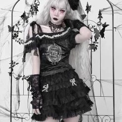 EverythingCuteClub Wish The Dark Off Shoulder Velvet Top 10 EverythingCuteClub Wish The Dark Off Shoulder Velvet Top