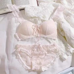 EverythingCuteClub Bralette Underwireless Underwear Girly Lace Heart 8 EverythingCuteClub Bralette Underwireless Underwear Girly Lace Heart