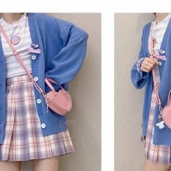 EverythingCuteClub Love Heart Pancake Mini Bag