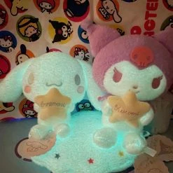 EverythingCuteClub Luminous Sanrio Core Cinnamoroll Kuromi Pom Pom Purin Stuffed Toy