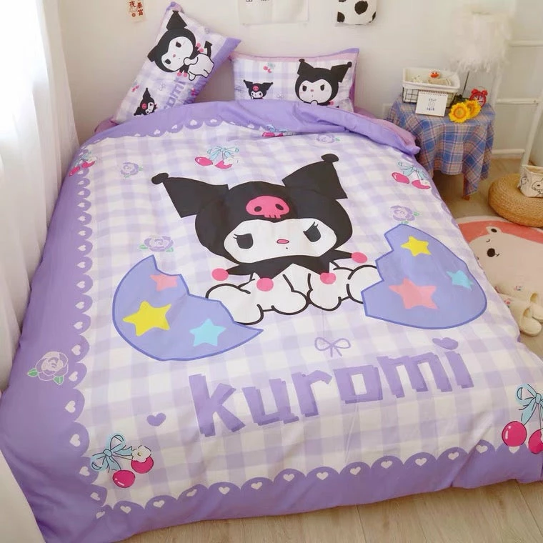 EverythingCuteClub Bed Linen / Bedding Sets Kuromieaster Bed Linen Bedding Set Duvet Cover Bed Sheet Pillow Case 5 EverythingCuteClub Bed Linen / Bedding Sets Kuromieaster Bed Linen Bedding Set Duvet Cover Bed Sheet Pillow Case