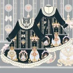 EverythingCuteClub Rabbit’s Day Lolita Dress Plus Size Cotton Candy Curvy Body