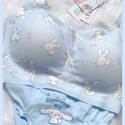 EverythingCuteClub Lingerie + Panties + Sleepwear + Socks Cinnamoroll Bralette Soft Blue Girly