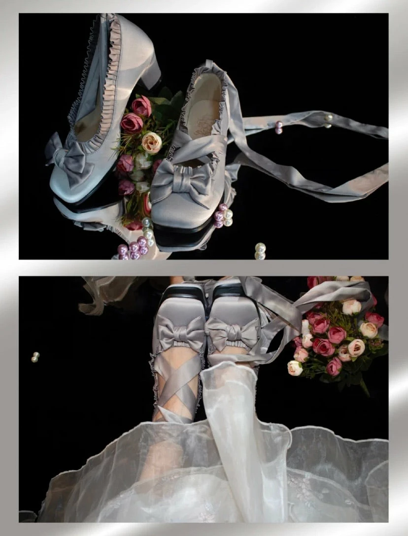 EverythingCuteClub Princess Sylvie Ballet Style Shoes Low Heel Lolita Shoes 13 EverythingCuteClub Princess Sylvie Ballet Style Shoes Low Heel Lolita Shoes