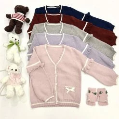 EverythingCuteClub Jackets + Puffs+ Coats Colour Cardigan Cotton Candy Girl