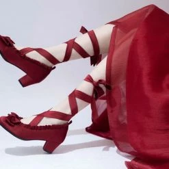 EverythingCuteClub Princess Sylvie Ballet Style Shoes Low Heel Lolita Shoes 27 EverythingCuteClub Princess Sylvie Ballet Style Shoes Low Heel Lolita Shoes