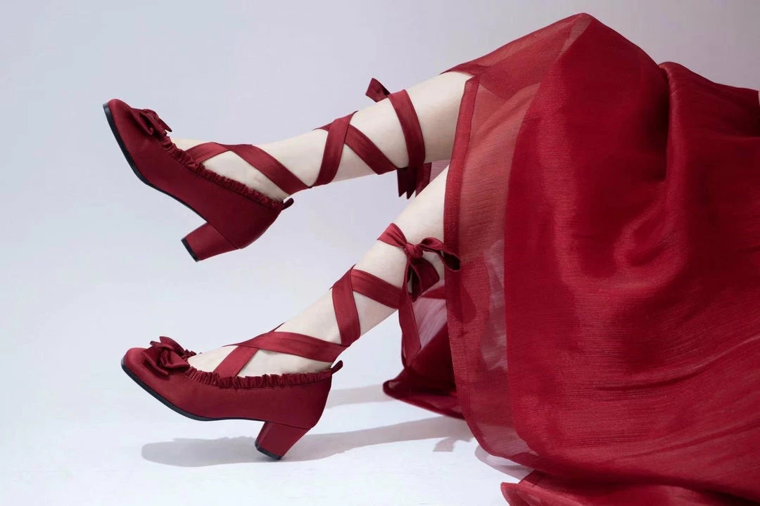 EverythingCuteClub Princess Sylvie Ballet Style Shoes Low Heel Lolita Shoes 11 EverythingCuteClub Princess Sylvie Ballet Style Shoes Low Heel Lolita Shoes