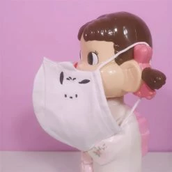 EverythingCuteClub Room Decor Sanrio Character Pochaco Kuromi Mask