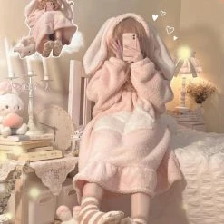 EverythingCuteClub Sleepy Bunny Pyjamas Pajamas