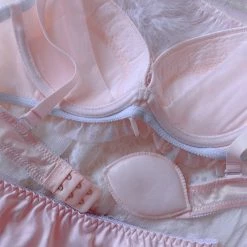 EverythingCuteClub Lingerie + Panties + Sleepwear + Socks Honey Ribbon Bra Underwear One Set 17 EverythingCuteClub Lingerie + Panties + Sleepwear + Socks Honey Ribbon Bra Underwear One Set