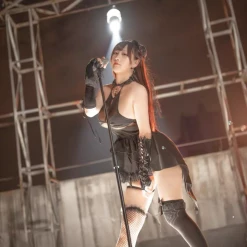 EverythingCuteClub Lingerie + Panties + Sleepwear + Socks Dark Angel Singer Cosplay Swallow-tailed Dress Lingerie