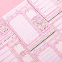 EverythingCuteClub, Fairylady Tea Party Unicorn Fairy Schedule Set Daily Schedule Weekly Schedule Monthly Schedule