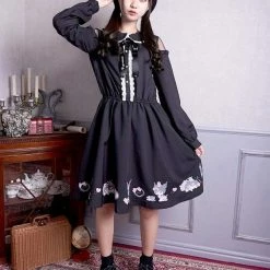 EverythingCuteClub Spring 2021 My Melody / Cinnamoroll / Kuromi Off Shoulder Rabbit Ear Dress Dress + Rompers