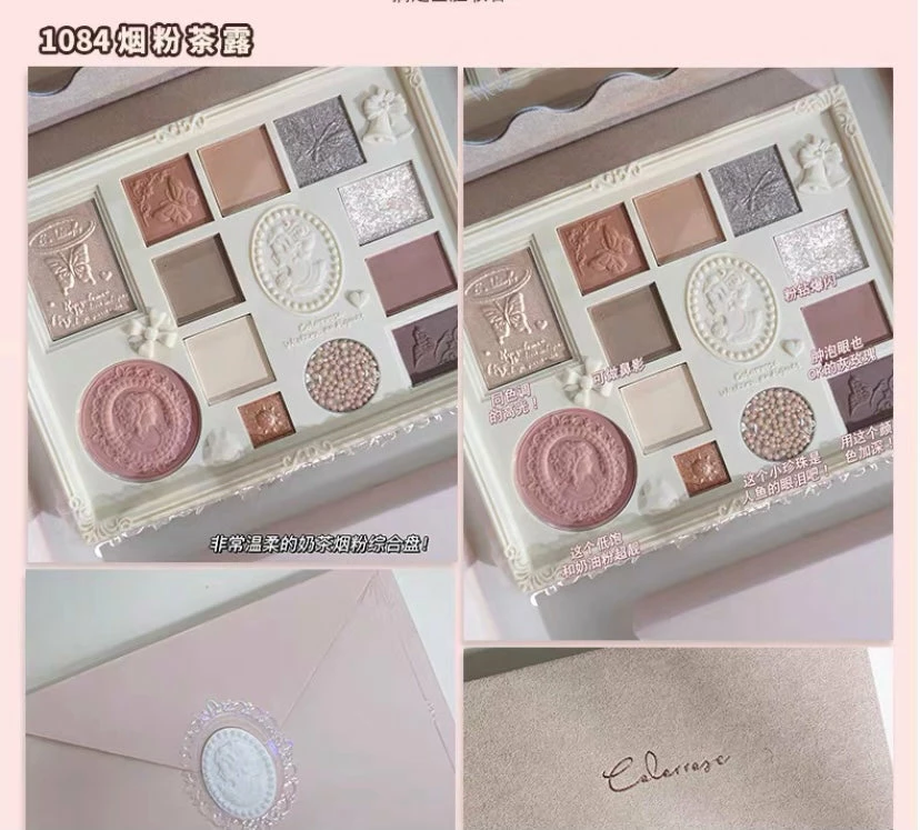 Colorrose Color Rose Antique Rose Invitation Makeup Face Palette Eyeshadow Palette Asian Beauty Collection 9 Colorrose Color Rose Antique Rose Invitation Makeup Face Palette Eyeshadow Palette Asian Beauty Collection