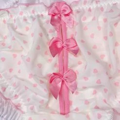 EverythingCuteClub Bowknot Pinky Dot Panties Lingerie + Panties + Sleepwear + Socks