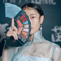 Florasis X Heaven Gaya Luoshenfu Eyeshadow Palette Peony Exquisitely Carved Flower Pattern Makeup Palette