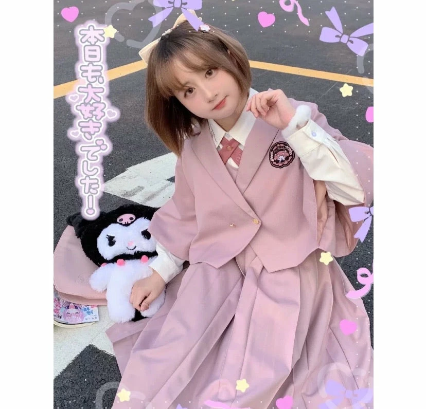 EverythingCuteClub Sanrio Collaboration Cape / Jumper Skirt Dress 3 EverythingCuteClub Sanrio Collaboration Cape / Jumper Skirt Dress