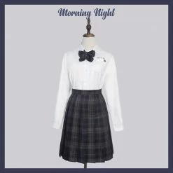 EverythingCuteClub Bottom Plus Size Pleated Skirt Paid Skirt Morning Night Premium Japan Uniform Style Skirt 10 EverythingCuteClub Bottom Plus Size Pleated Skirt Paid Skirt Morning Night Premium Japan Uniform Style Skirt