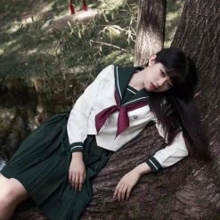 EverythingCuteClub Inuyasha Kagome Higurashi (日暮 かごめ) Same Style Japan Uniform Skirt Cosplay / Daily Top 13 EverythingCuteClub Inuyasha Kagome Higurashi (日暮 かごめ) Same Style Japan Uniform Skirt Cosplay / Daily Top