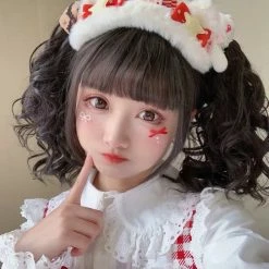 EverythingCuteClub Lolita Accessories Hair Band Fleece Bear Ear 11 EverythingCuteClub Lolita Accessories Hair Band Fleece Bear Ear