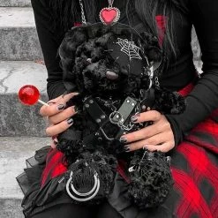 EverythingCuteClub The Gothic Bear From Hell Backpack /shoulder Bag