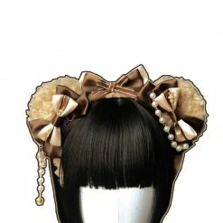 EverythingCuteClub Chocolate Bear Lolita Hair Band KC
