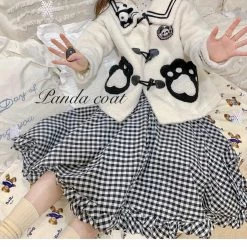 EverythingCuteClub Panda Coat 2021W