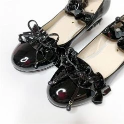 EverythingCuteClub Strawberry Low Heel Pump Shoes Accessories