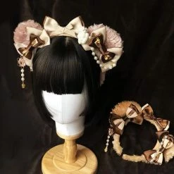 EverythingCuteClub Chocolate Bear Lolita Hair Band KC