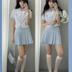 EverythingCuteClub Pre-order Sanrio Collaboration 2021 Summer Super Cute Ulzzang Korean Style Uniform 16 EverythingCuteClub Pre-order Sanrio Collaboration 2021 Summer Super Cute Ulzzang Korean Style Uniform