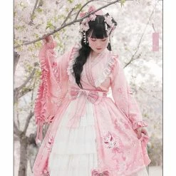 EverythingCuteClub Top The Melody Of Sakura Plus Size Lolita Fashion Kimono Style 15 EverythingCuteClub Top The Melody Of Sakura Plus Size Lolita Fashion Kimono Style