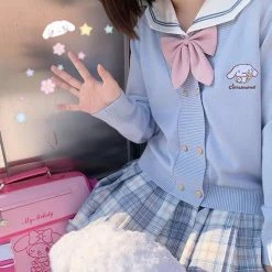 EverythingCuteClub Pre-order Sanrio Collaboration Double Breasted Winter Cardigan