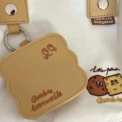 EverythingCuteClub Cookies Canvas Tote Crossbody Bag Accessories