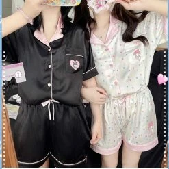 EverythingCuteClub Lingerie + Panties + Sleepwear + Socks Sanrio Collaboration MT Baby Summer Edition Pyjamas Pajamas