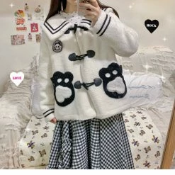 EverythingCuteClub Panda Coat 2021W