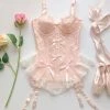 EverythingCuteClub Handmade Light Pink Ballet Corset Lingerie Lingerie + Panties + Sleepwear + Socks 1 EverythingCuteClub Handmade Light Pink Ballet Corset Lingerie Lingerie + Panties + Sleepwear + Socks