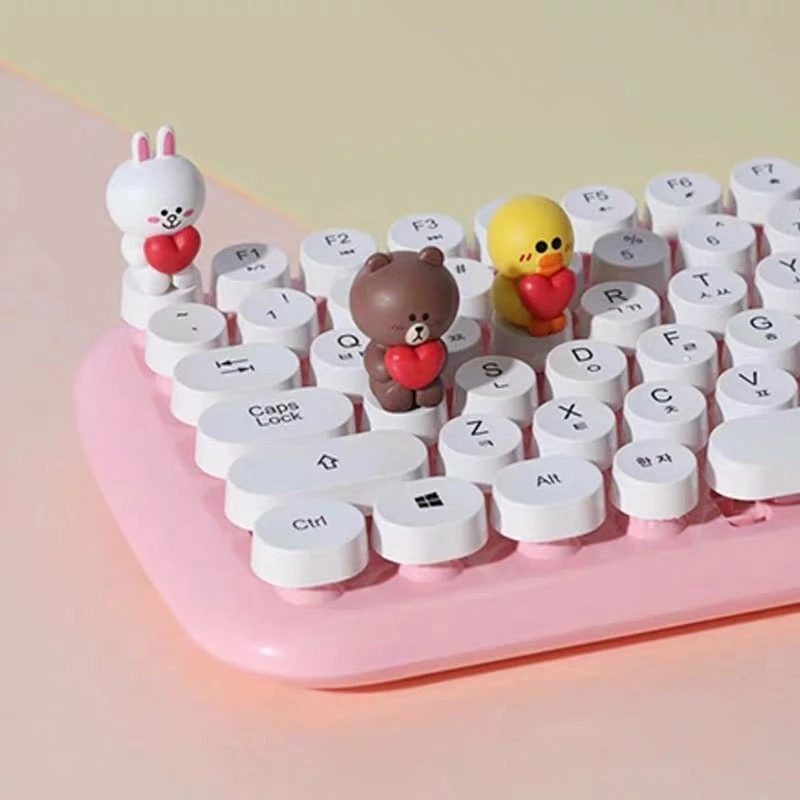 EverythingCuteClub Line Friends Series 2 Wireless Keyboard 6 EverythingCuteClub Line Friends Series 2 Wireless Keyboard