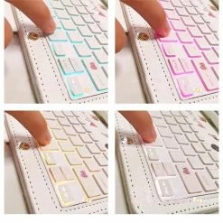 EverythingCuteClub Keyboard+Headphones +Mouses Updated Ipad Bluetooth Keyboard + Ipad Case (white/Pink) 18 EverythingCuteClub Keyboard+Headphones +Mouses Updated Ipad Bluetooth Keyboard + Ipad Case (white/Pink)