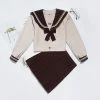 EverythingCuteClub Top Cosplay Milk Tea Colour Jk Uniforms Japan Uniform Set