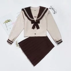 EverythingCuteClub Top Cosplay Milk Tea Colour Jk Uniforms Japan Uniform Set