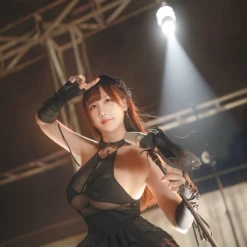 EverythingCuteClub Lingerie + Panties + Sleepwear + Socks Dark Angel Singer Cosplay Swallow-tailed Dress Lingerie