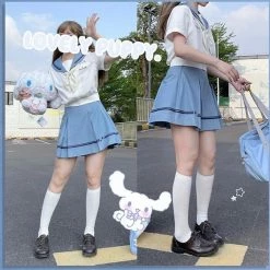 EverythingCuteClub Top Clearance Cinnamoroll Crown Seifuku Sanrio Collaboration Jk Uniform Ser