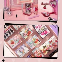 EverythingCuteClub Flower Knows Luxury Value Sets Cherry Love Party Makeup Set Makeup Box