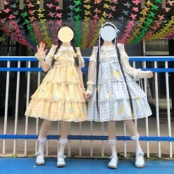 EverythingCuteClub Dress + Rompers Pika Rabbit Dream Lolita Dress Plus Kawaii Plus Size