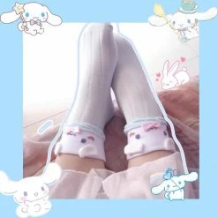 EverythingCuteClub Cinnamorolls My Melody Style Socks 3D Lingerie + Panties + Sleepwear + Socks