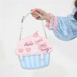 EverythingCuteClub Summer Sweet Ice Cream Cake Handbag Crossbody Bag