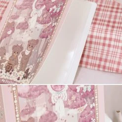EverythingCuteClub, Fairylady Room Decor Girly Bear Forest Design Document Organizer Binder A4 Size 30 Pages 13 EverythingCuteClub, Fairylady Room Decor Girly Bear Forest Design Document Organizer Binder A4 Size 30 Pages