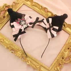 EverythingCuteClub Kuromi Style KC Hair Band Handmade Accessories