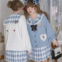 EverythingCuteClub Plus Size More Kawaii Alice Seifuku Tops / Skirt 9 EverythingCuteClub Plus Size More Kawaii Alice Seifuku Tops / Skirt